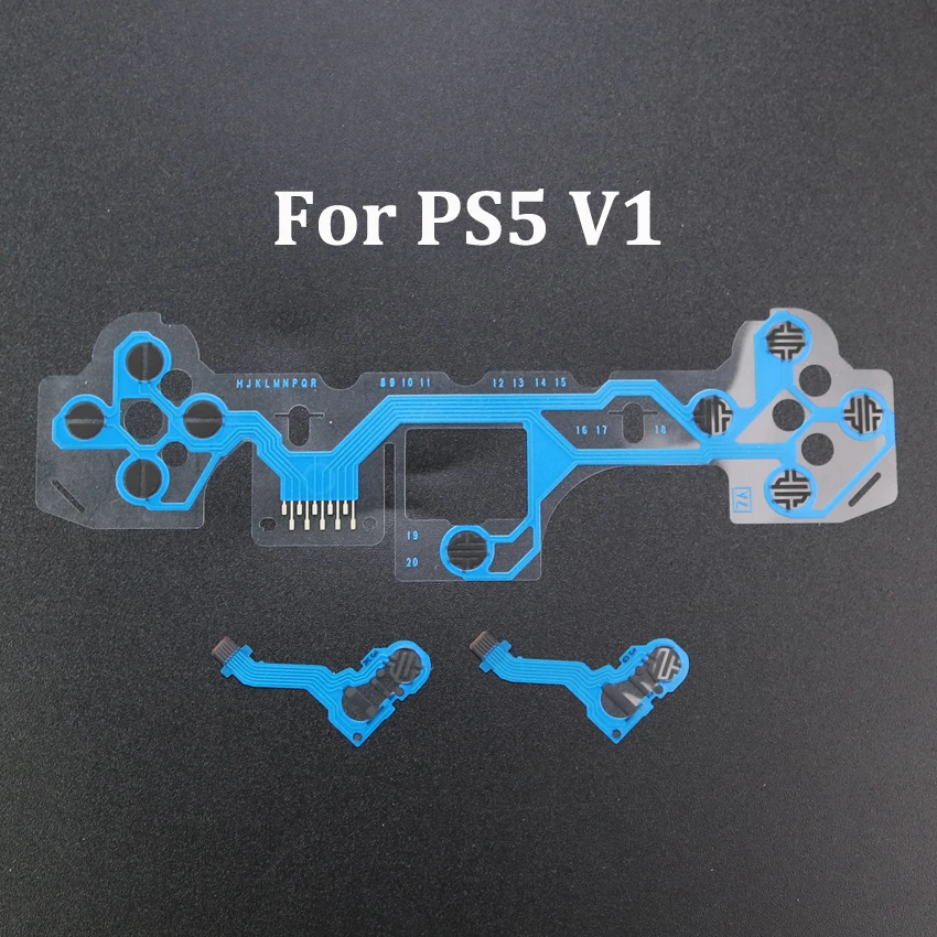 JCD For PS5 1.0 2.0 V1 V2 Gamepad Controller Button Ribbon Circuit Board Conductive Film Keypad Flex Cable