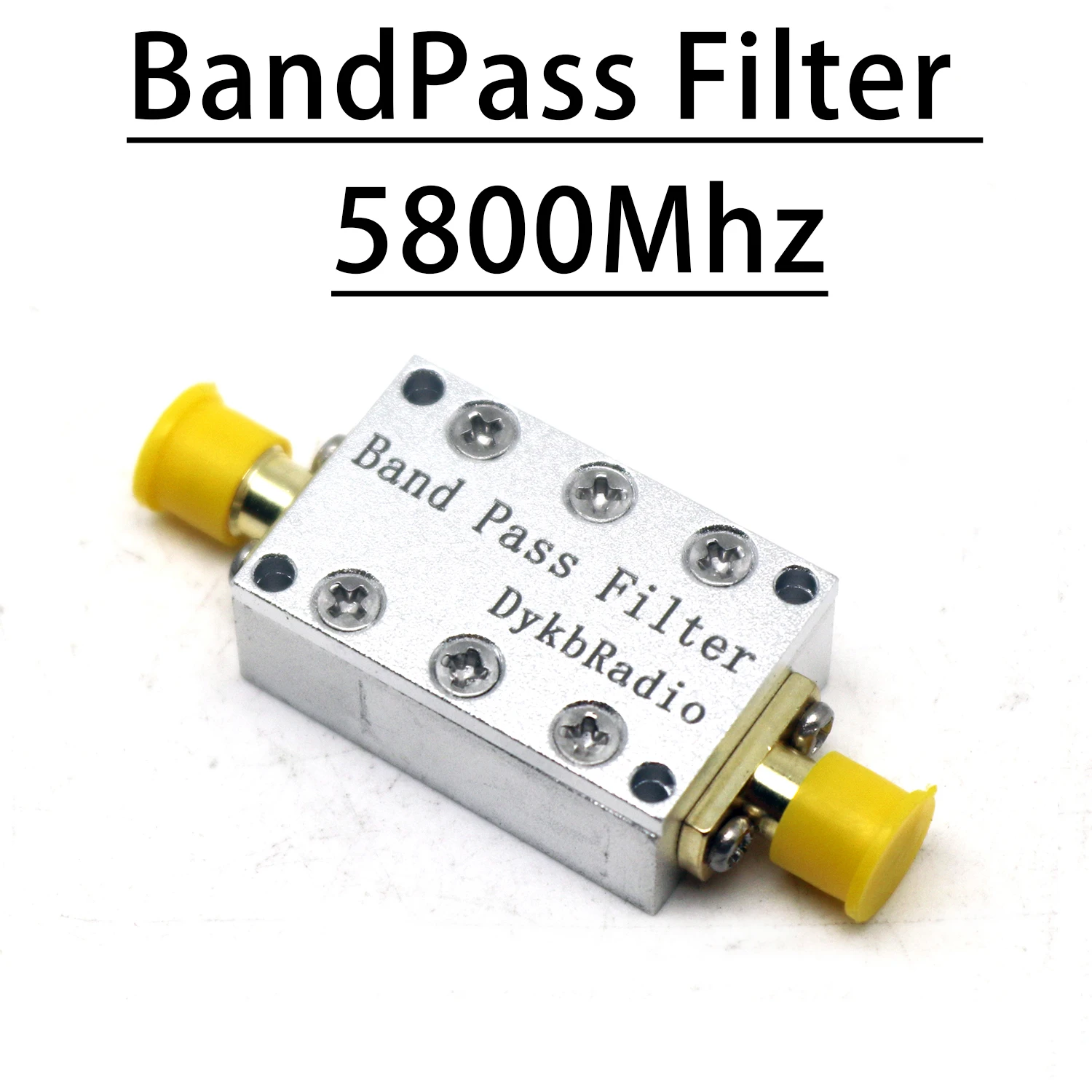 CNC SMA Bandpass Filter 433Mhz 868Mhz 915Mhz 1090Mhz 2.4Ghz 5.8Ghz BPF 1dB Bandbreedte RF signaal drone LORA Helium Mijnwerker SDR - afbeelding 1