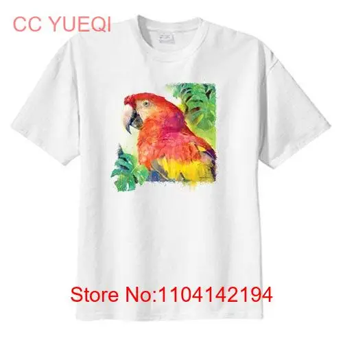 Rainforest Macaw Tropical Parrot New T Shirt S M L XL 2X 3X 4X 5X Plus Sizes s Events Friends long or short sleeves