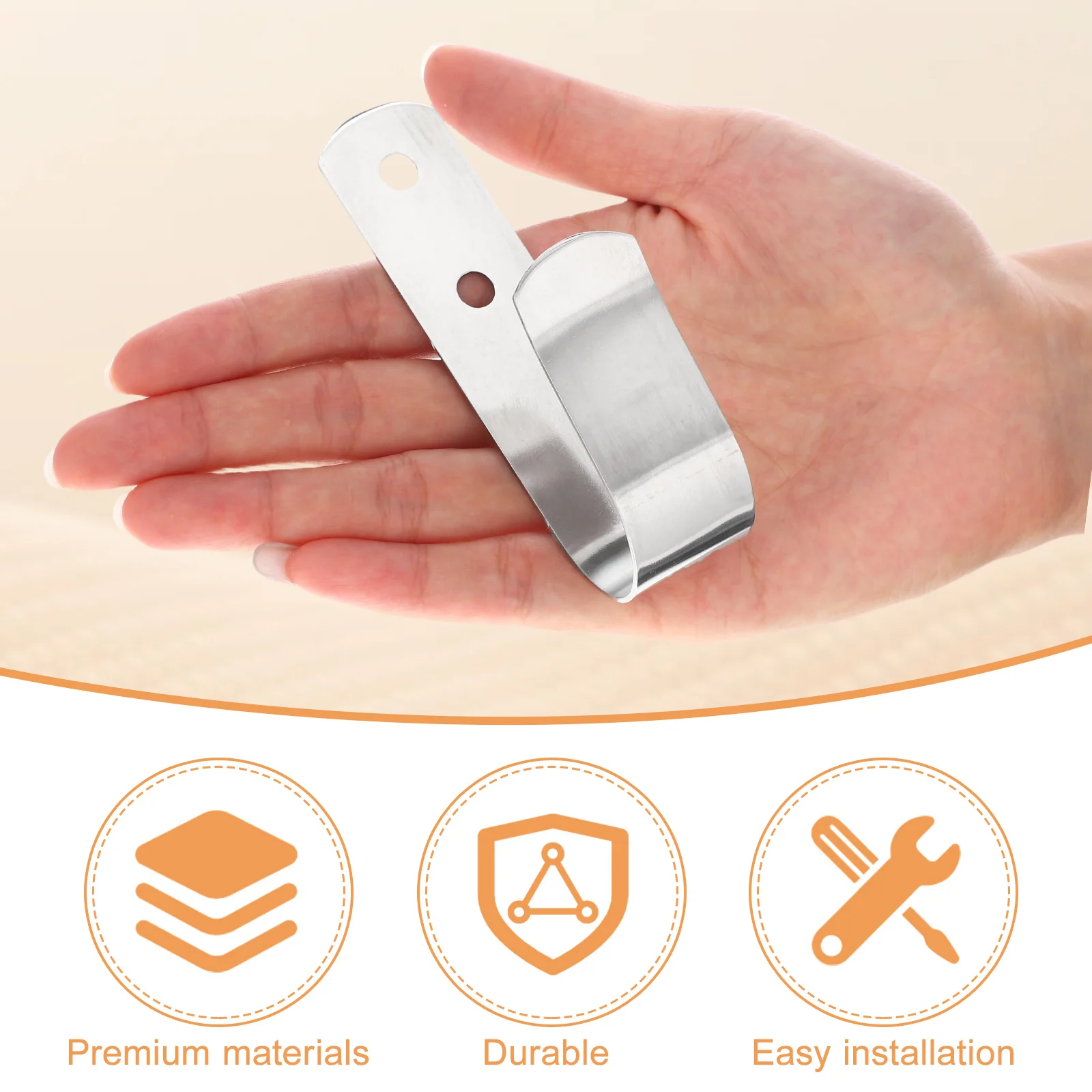 الفولاذ المقاوم للصدأ الحياة حلقة قوس حامل دائم للقوارب بركة سياج الثقيلة خطاف معدني مقاومة للاهتراء تخزين شماعات #4