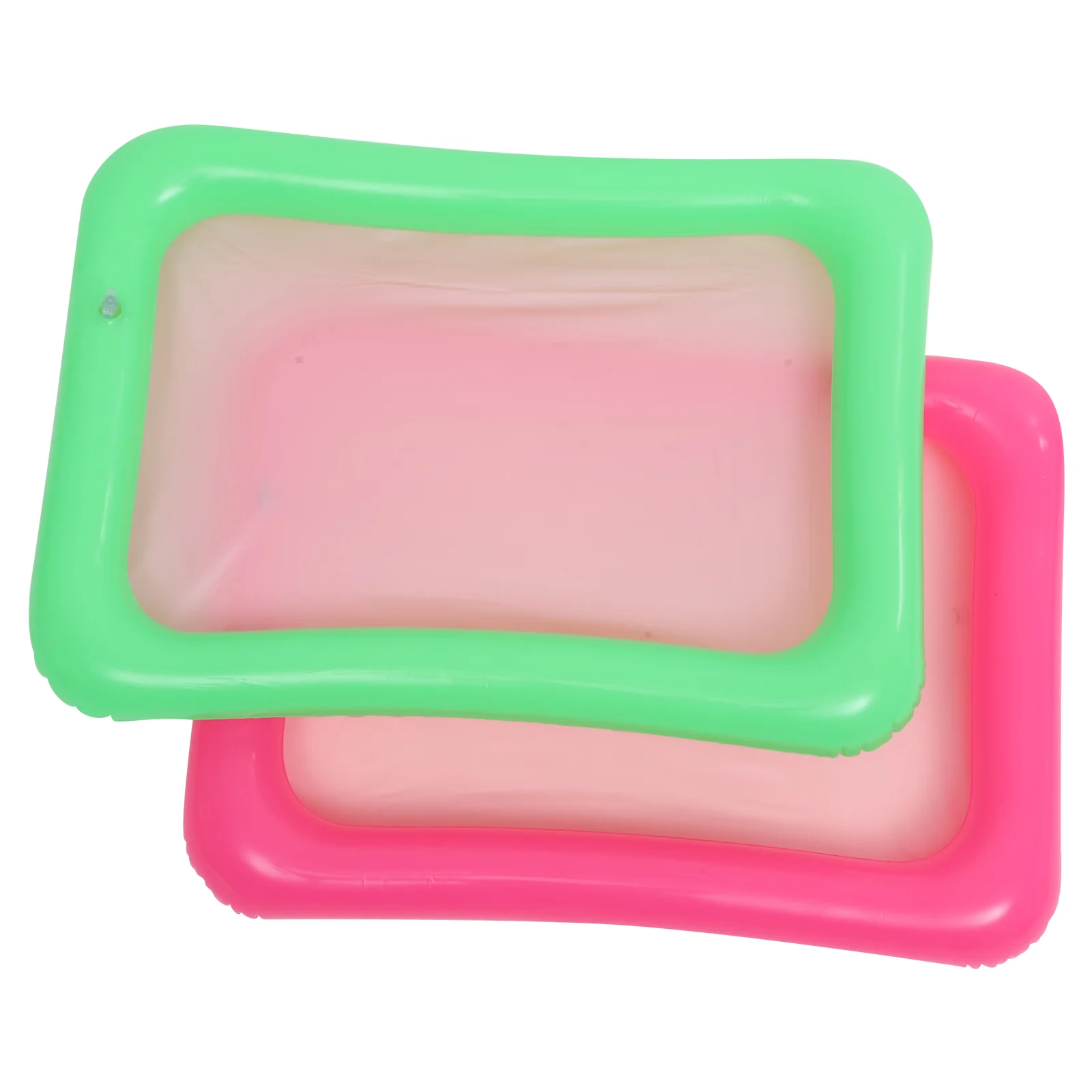 Blow up Sand Tray Kids Inflatable Sandbox Toys Fishing Pond Playset Child Floating