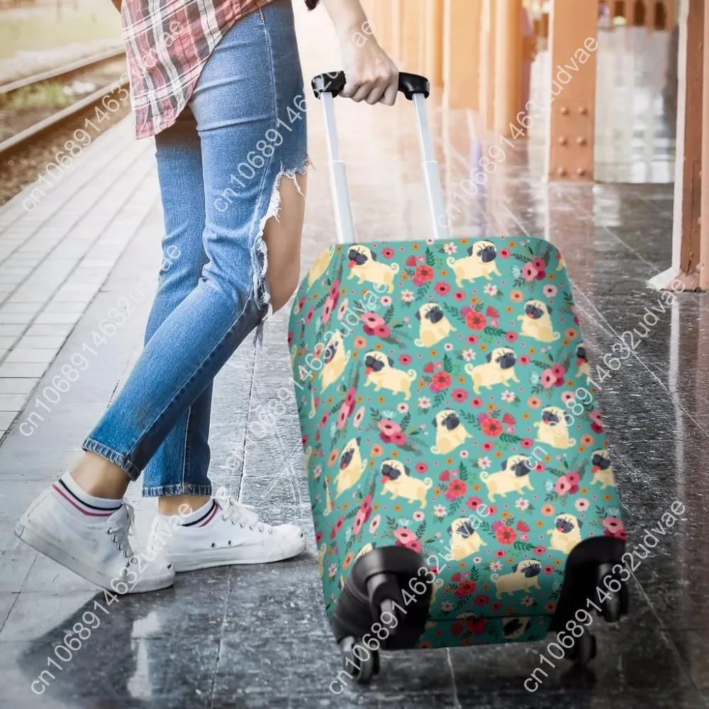 18\'\'-32\'\' Trolley Luggage Protective Dust Covers Stretch Travel Suitcase Covers Spandex Waterproof Baggage Cover