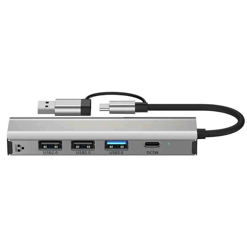 RJ45 100Mbps/1000Mbps Ethernet Hub com estação docking USB3.0 USB2.0