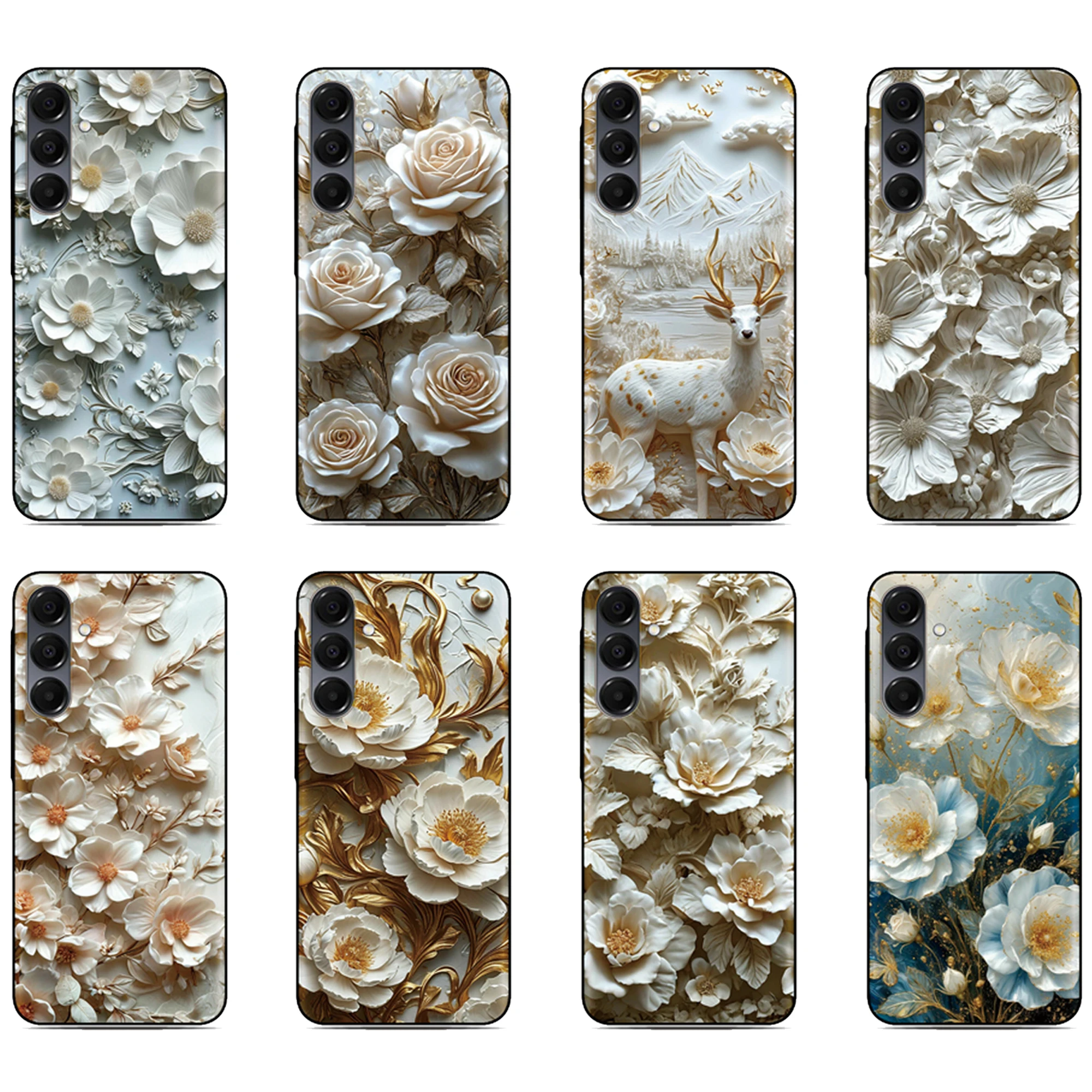 Printed Flower Back…