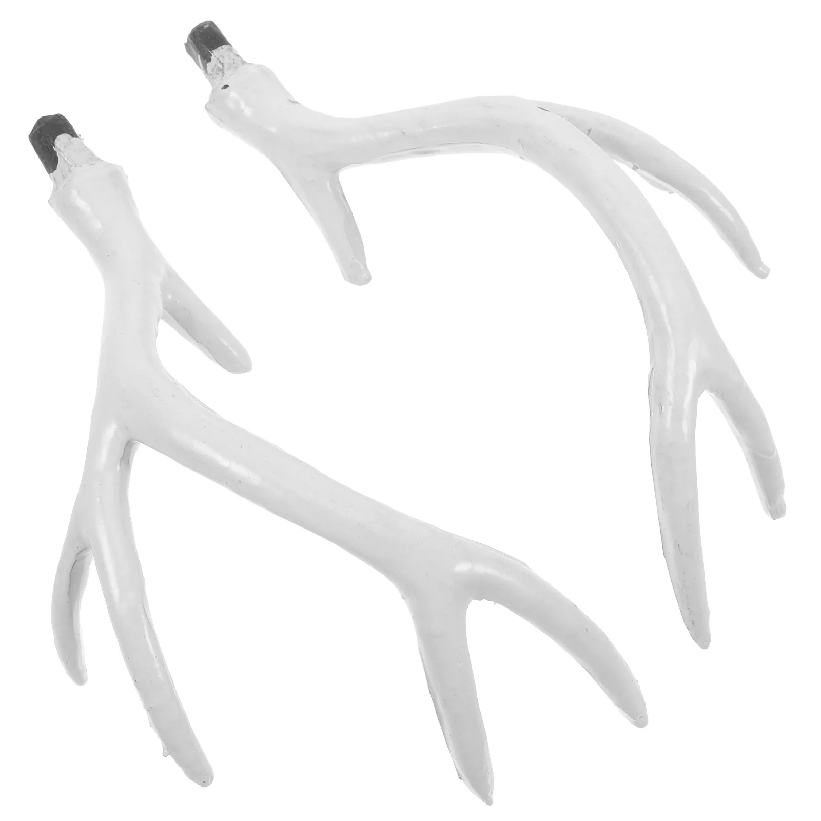 

Deer Horn Headdress White Xmas Diy Antler Decor Party Headdress Accessory For Christmas Birthday Theme Events