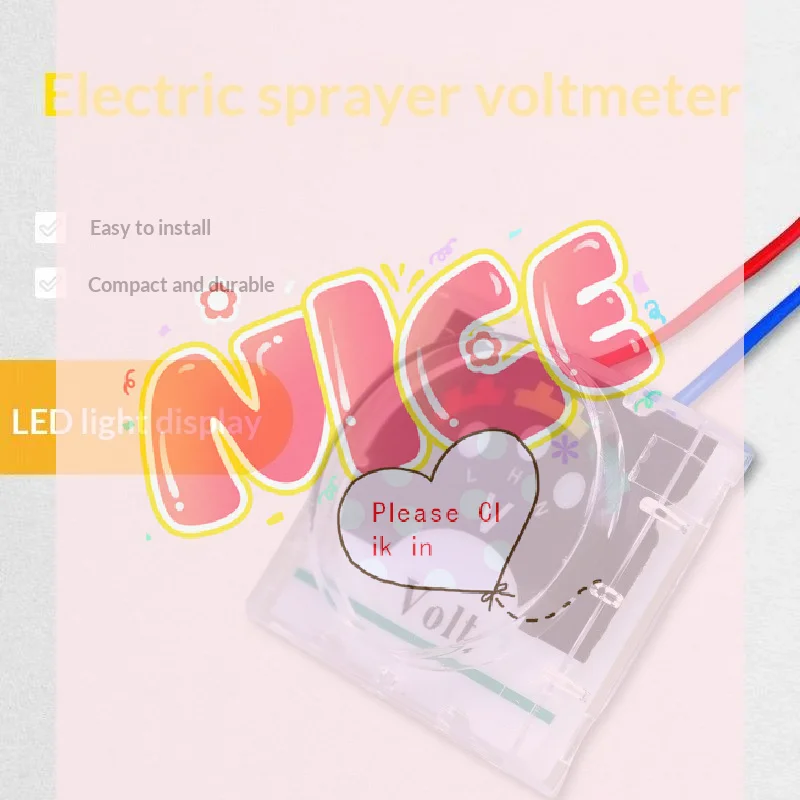 【BA】1Pcs Electric Sprayer Ammeter Charging Test Component With Adjustment Switch For System Diagnostics And Power Monitoring