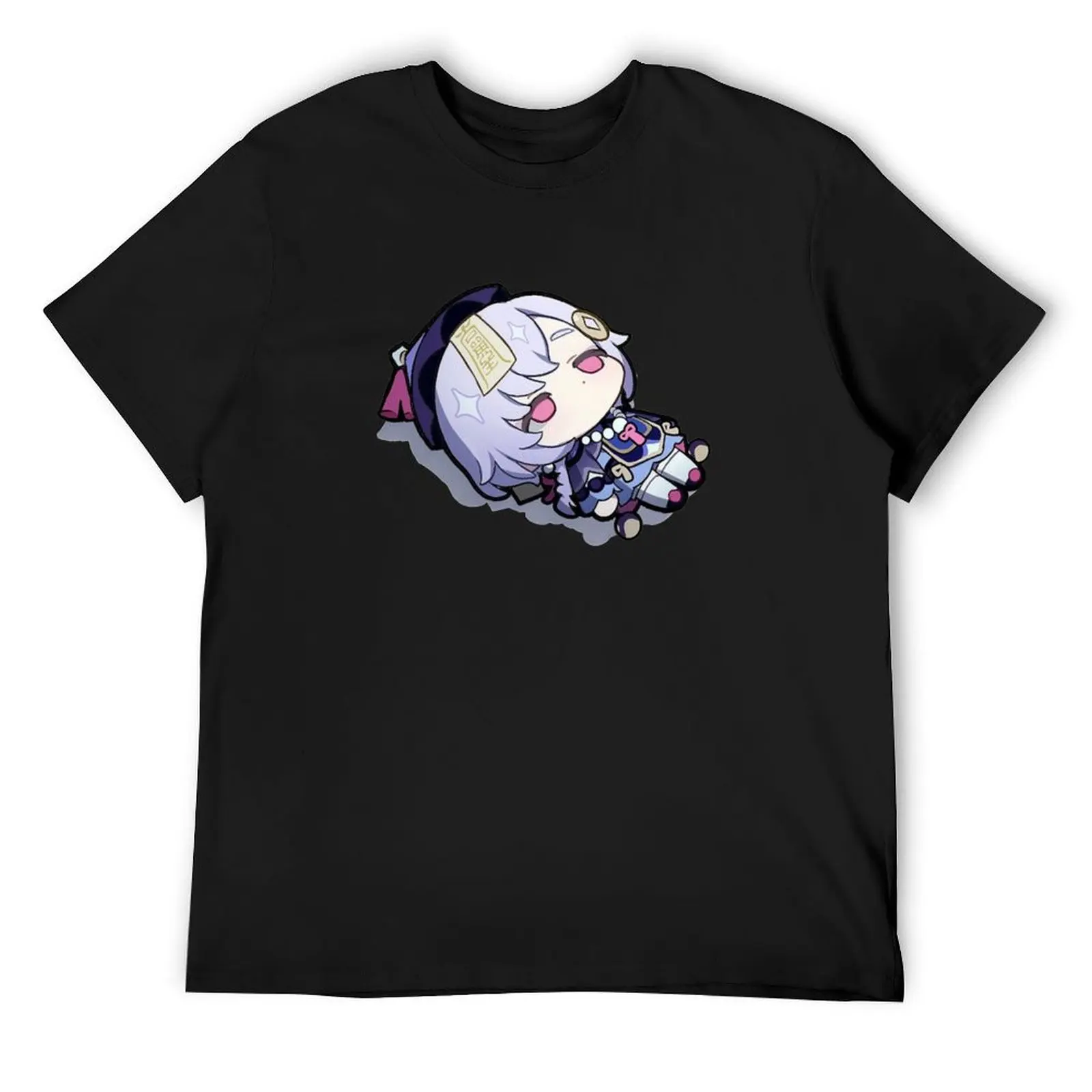 

qiqi - genshin T-Shirt anime shirt summer 2025 gifts for boyfriend mens big and tall t shirts