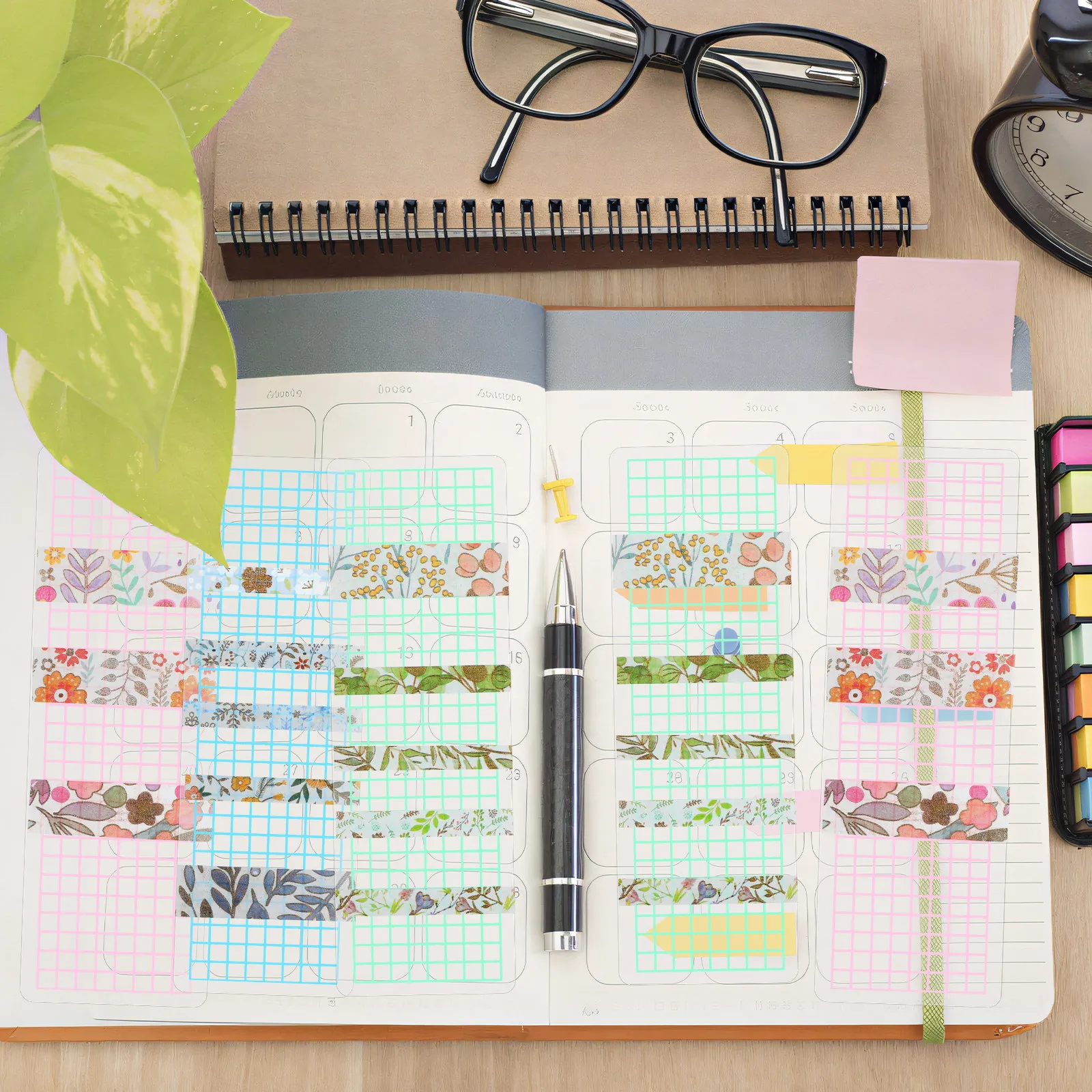 

Набор из 45 пластиковых органайзеров для образцов декоративных лент васи-кард, для офиса, школы, дома, для хранения и демонстрации