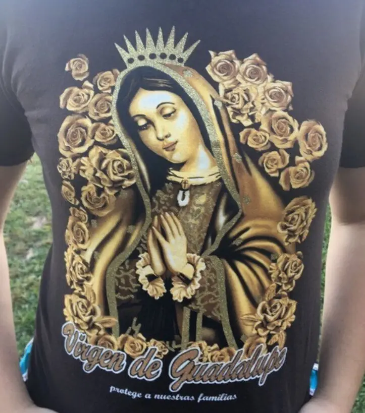 Virgin Mary shirt  Mens and Womens Unisex clothing