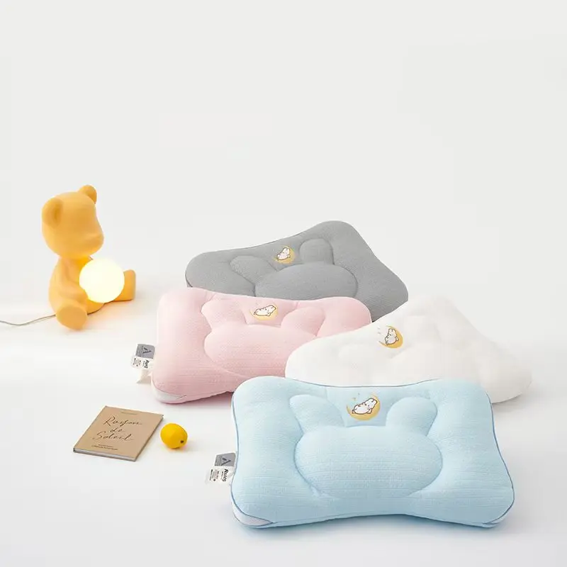 Children's Embroidered Cool Pillow Protect Cervical Spine