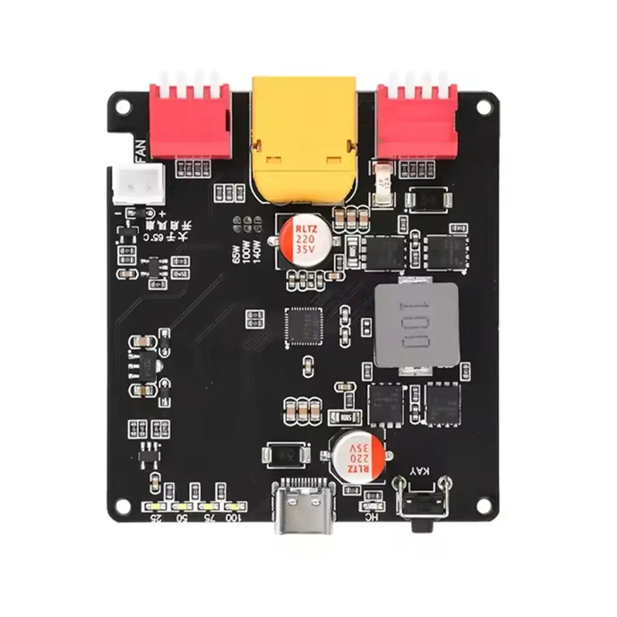 

Модуль двунаправленного быстрого зарядного устройства N82R New-140W, повышающий напряжение, для литиевых аккумуляторов, IP2366, с контролем температуры