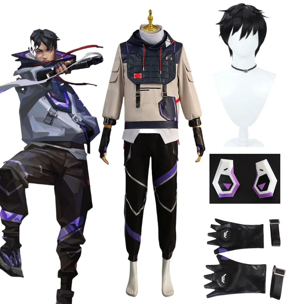 ISO Cosplay Fantasy Costume Men Roleplay Fantasia Outfits Male Halloween Carnival Party Clothes