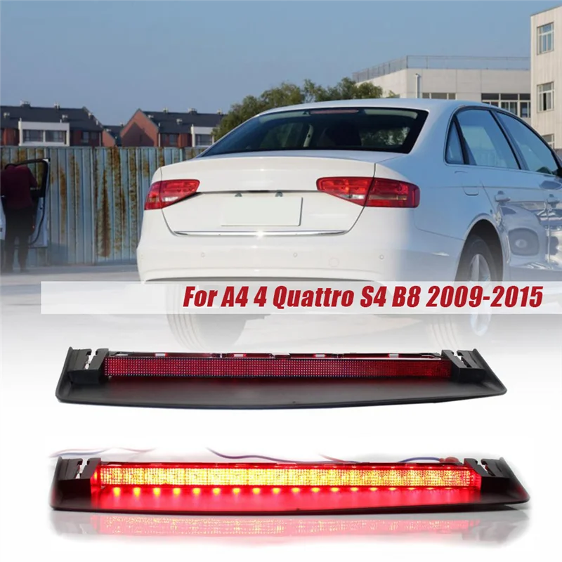 Car 3RD Third Brake Stop Light 8K5945097 for Audi A4 4 Quattro S4 B8 2009-2015 Rear High Third Brake Signal LED Lamp