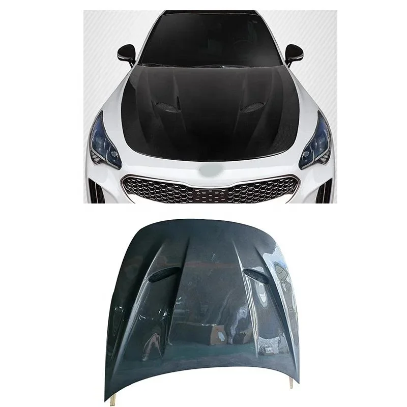 Carbon Fiber Engine Hood For Kia Stinger 2018-2023 Factory Direct Price Auto Bonnet