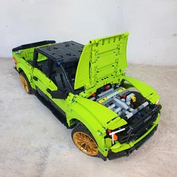 2742PCS Technical Series MOC Cars 42115 Modified Version Green Cross Country Pickup Ford F150 Model DIY Assembly Toys Gifts