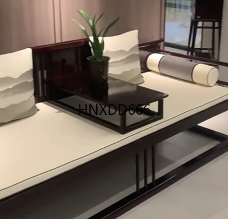

New Chinese Ebony Arhat Bed Simple Living Room Zen Leisure Lounger