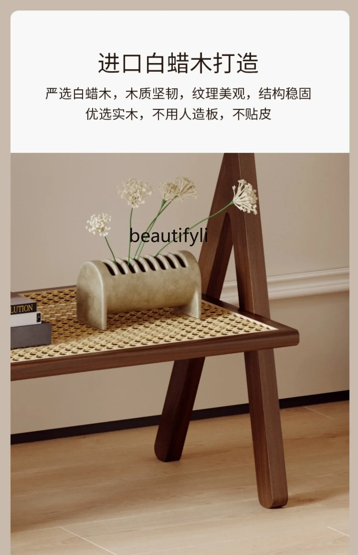 رف كتب من الخشب الصلب من الأرض إلى السقف خزانة تخزين عتيقة من خشب الرماد رف غرفة المعيشة رف الرياح خزانة كتب متعددة الطبقات #5