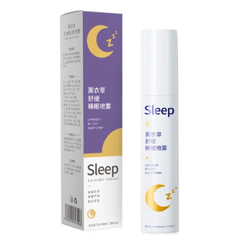 

Sdotter 90ml Lavender Pillow Spray for Sleep Improve Insomnia Essential Oil Natural Plant Extract Stress Relieve Helps Anxiety L