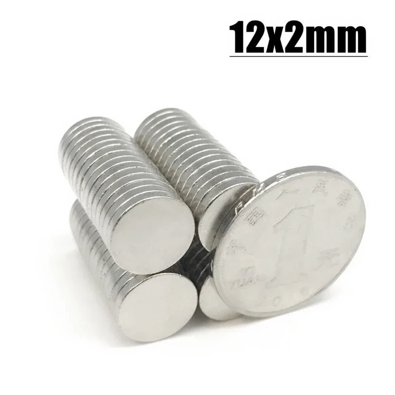 12*2mm Magnet 5-500pcs N35 NdFeB Permanent Magnetic Imanes Neodymium Magnet Fridge Magnets 12x2mm Magnet Accessory
