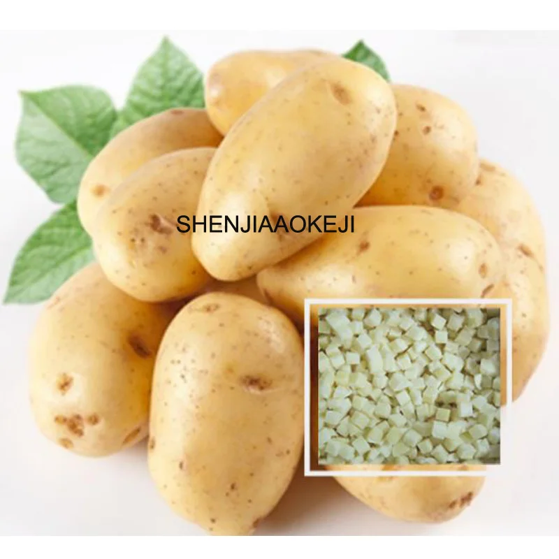 Cortador Vegetal Multifuncional, Slicer Espiral, CHD-100 Máquina De Dicing, Comercial, Aço Inoxidável, 220V, 1Pc