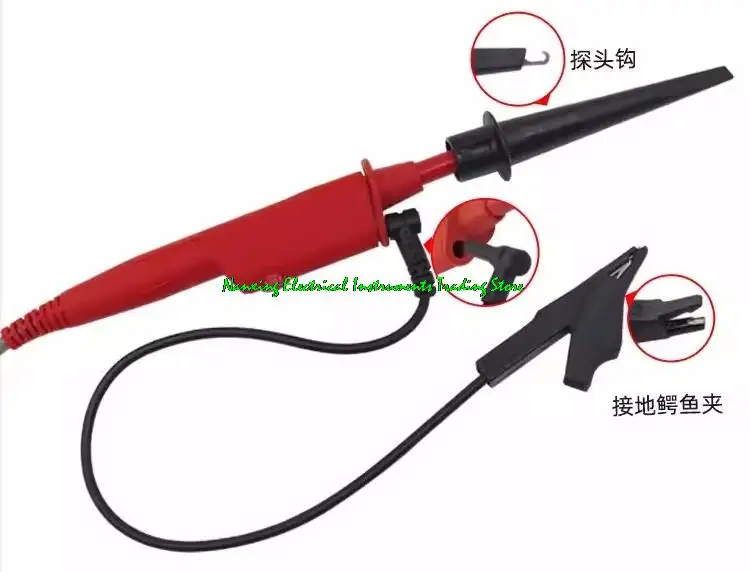 P2301C Oscilloscope Probe 100:1 High Voltage Withstand 5KV 300MHz Safety BNC Connector Plug For Digital Oscilloscope