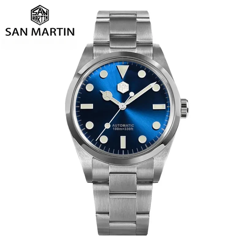 San Martin SN0020G4 39mm Explore Climbing Series PT5000 SW200 Men Luxury Watch Fashion Sport Automatic Mechanical Sapphire 10Bar
