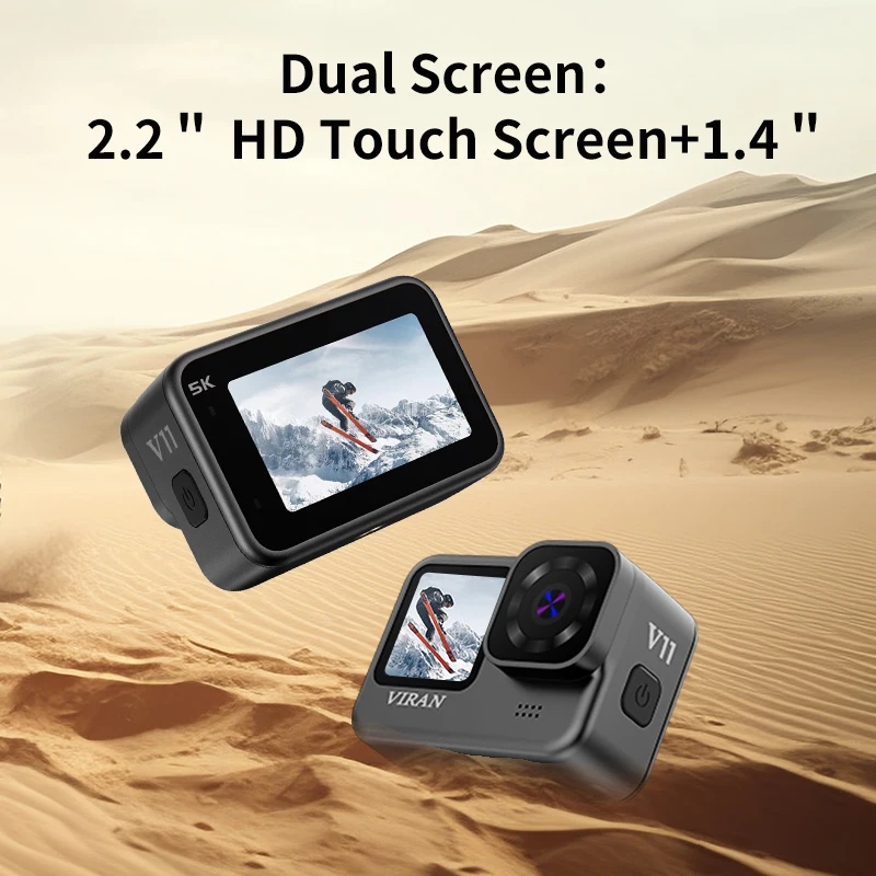V11 5K Sports Cameras Factory Supplied 5K30 FPS Ultra High Definition Dual Color 5k Action Camera Outdoor Action Camera