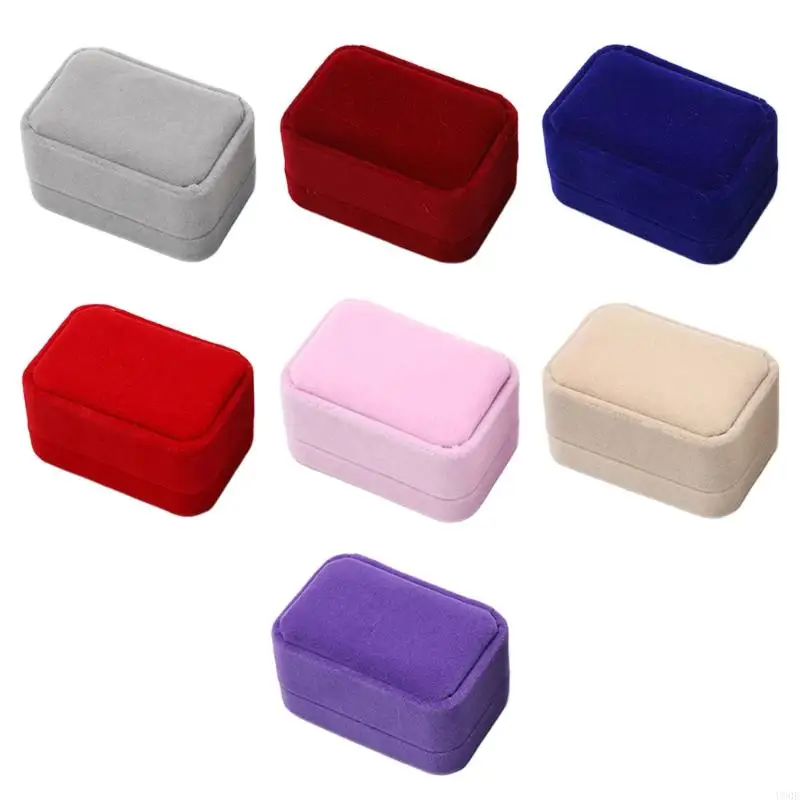 

U90E High Quality Ring Gift Square Box for Case Jewelry Display Showcase