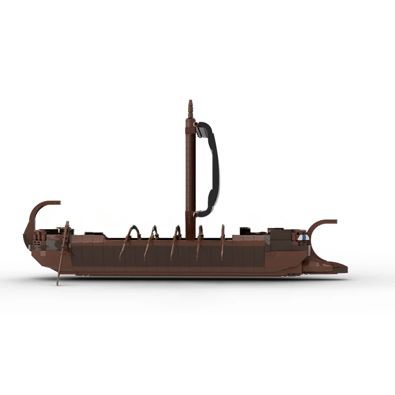 922 pièces MOC Troy ancien navire grec château modèle jouets de construction blocs Architecture assembler des cadeaux de noël bricolage idée brique