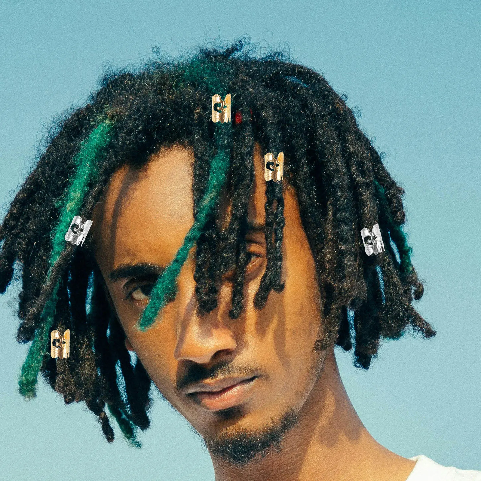 

100Pcs Braids Hair Jewelry Iron Dreadlock Accessories Lightweight Comfortable Hair Decorations for Daily Wedding