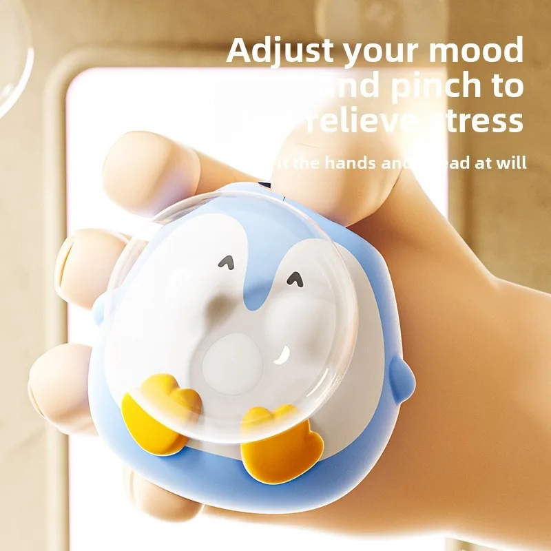 Creatieve stressverlichter met langzame rebound Leuk loslatingspeelgoed voor het knijpen van spelen Bellenblazen Ornamenten Geschenken