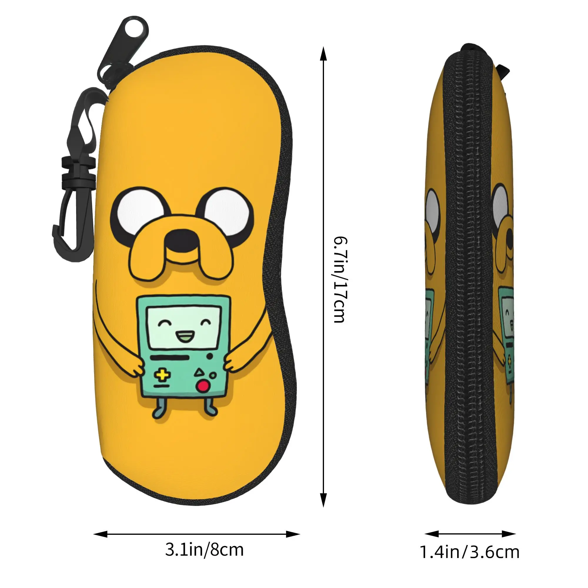 Adventures Time Glasses Case Cover Unisex  Sunglasses Case Classic Print Eyewear Organizer Pocket Glasses Box view 4