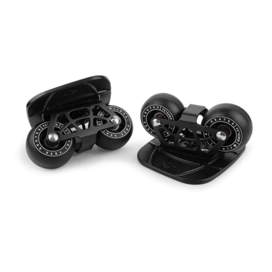 

FreeSkates Portable Roller Road Drift Skates Plate with Aluminum Alloy Deck Non-Slip Board Split Skateboard with PU Wheels High