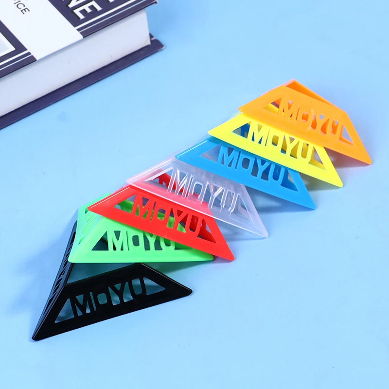 Moyu 10 Uds juego Multicolor 3X3 4X4 5X5 soporte mágico de plástico soporte de Base de cubo de velocidad