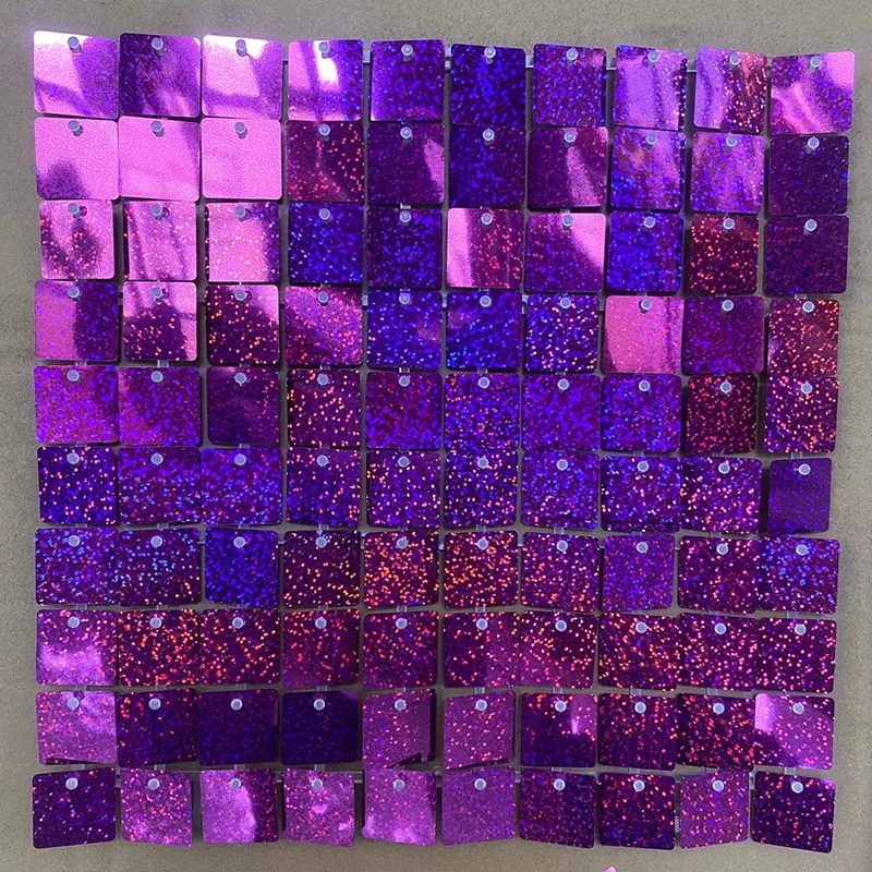 6-30 stuks kleurrijke glitter pailletten achtergrond wandpanelen licht goud vierkant glanzende panelen bruiloft verjaardag kerstfeest achtergrond