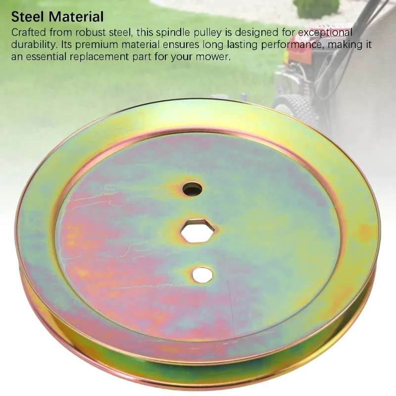 

Mower Spindle Pulley Mower Deck Pulley Spindle Pulley for GX20367 for D105 D110 LA110 LA115 Mower Tractor Replacement Part Steel