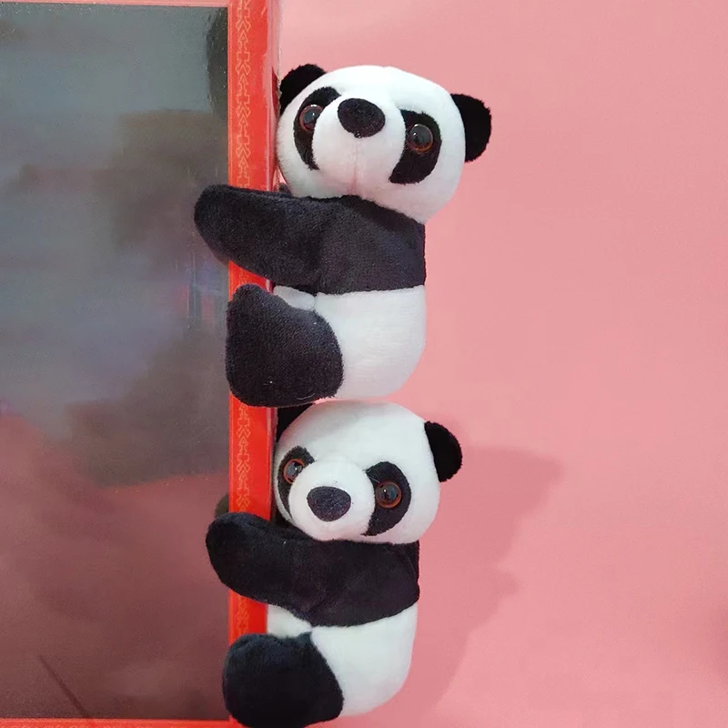 -* Kawaii Panda Plush Doll Toy Soft Animal Panda Clip Hugging Curtain Clip Doll Toy