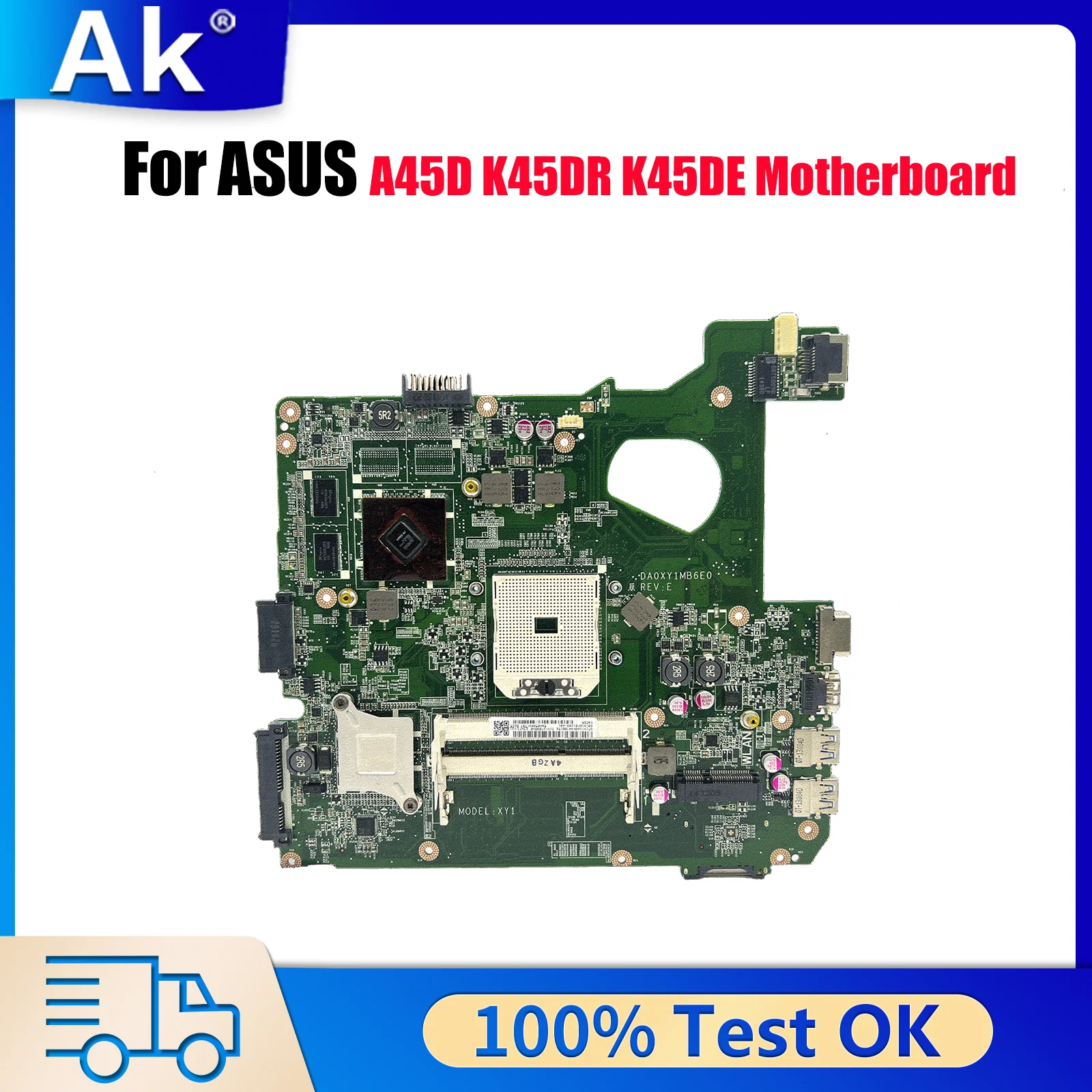 

Материнская плата для ноутбука K45DR для ASUS K45D A45D K45DE K45DR, материнская плата для ноутбука, этот товар в наличии, 100% тестирование, ОК, быстрая доставка