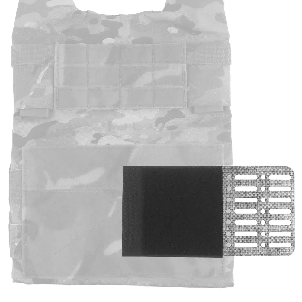 Molle Extension Panel Tactical Side Hook Looped Panel Vest Cummerbund Extension Wing for Vest Chest Rigs Backpack Tactical Pouch - view 3