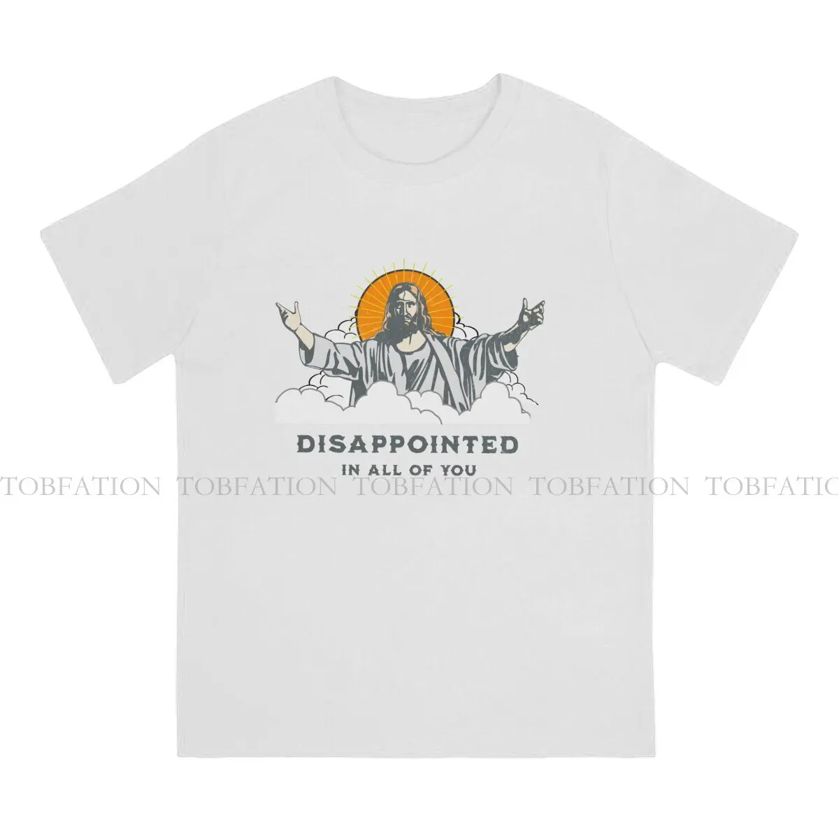 Disappointed in All of You TShirt For Male Jesus Camisetas Fashion T Shirt 100% Cotton Comfortable Print Fluffy