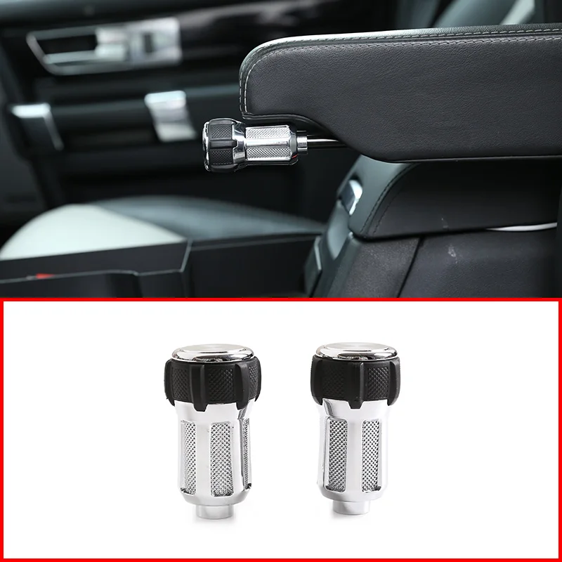 For Range Rover Sport For Discovery 4 Car Seat Armrest Box Adjustment Knobs Cover Trim Accessories For Land Rover Freelander 2