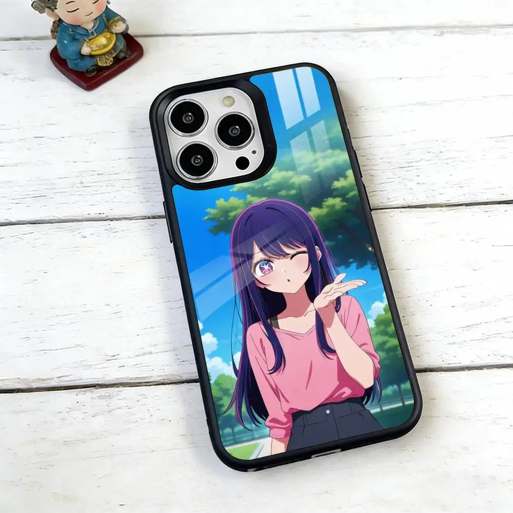 Anmie W-OSHI NO KO Phone Case Magnetic with Magsafe Wireless Charging For iPhone17,16,15,14,13,12,11 Plus,Pro
