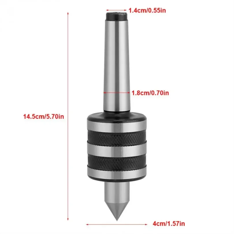 High-Precision Rotary Center MT2 Standard/Alloy/External Rotation Diameter Live Center For Lathe Machine Revolving Centre