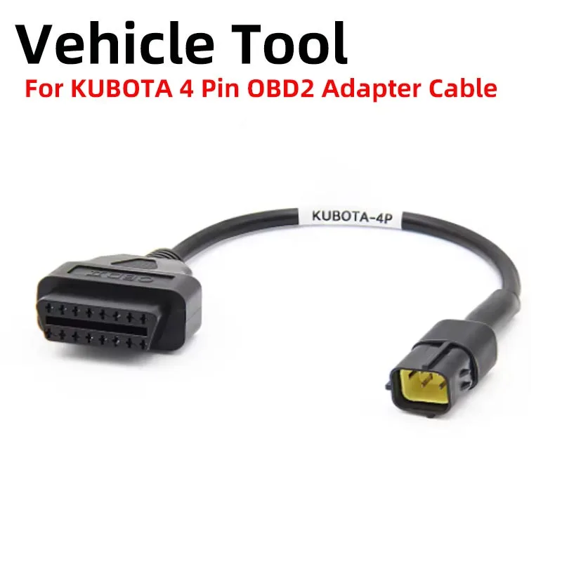 

Новый 4-контактный диагностический соединительный кабель для KUBOTA PYTHON для Interface Diagmaster Python, 4-контактный кабель, совместимый с Kubota