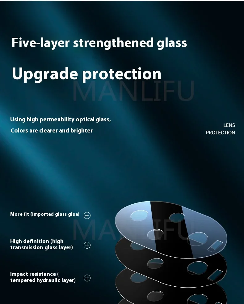 3-1PCS Tempered Glass Lens Cover For Honor200 200Pro Back Camera Lens Film For Huawei Honor 200 Pro Lite Camera Protectors