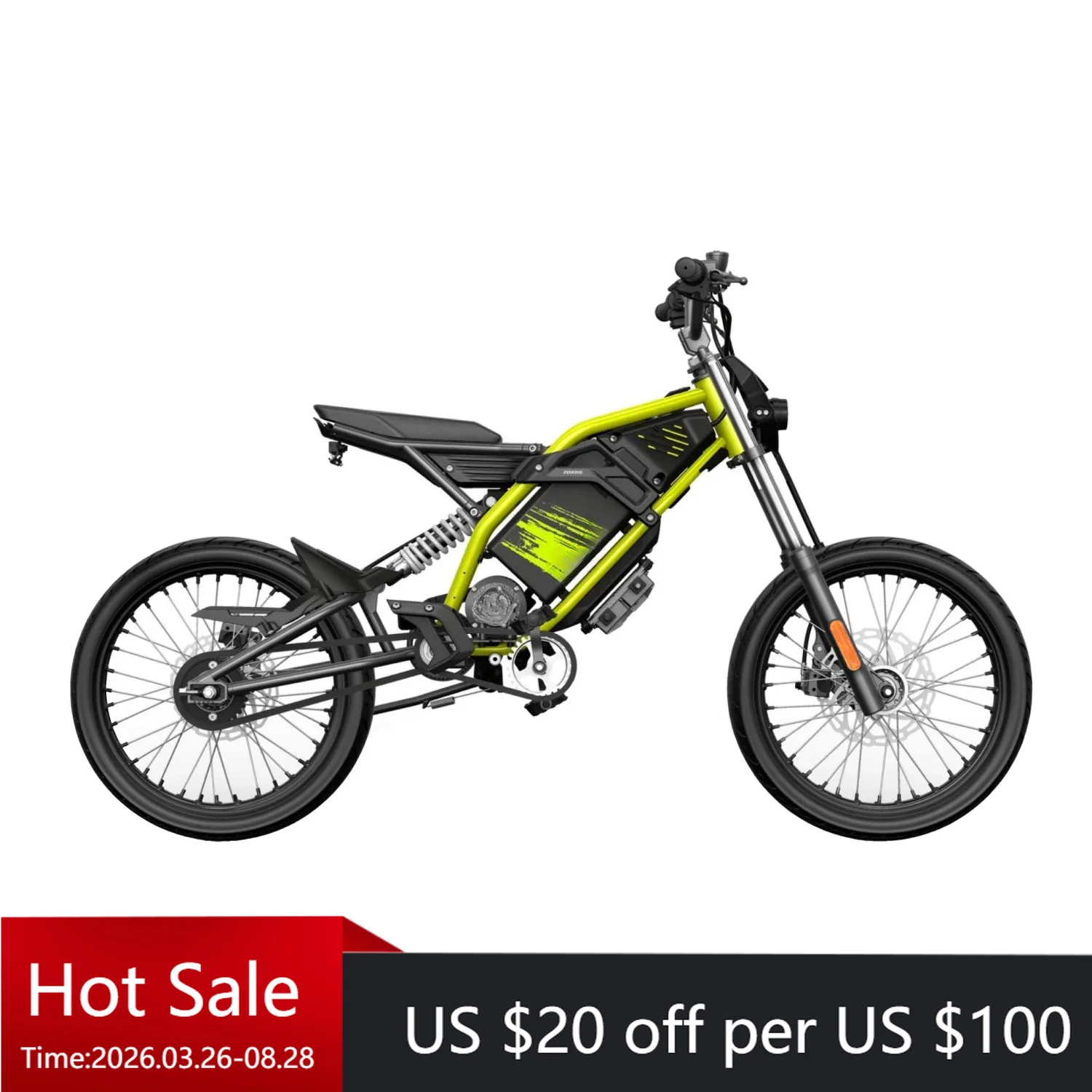 

Tc EBIKE EX1 48v electric vehicle with steel frame commuter off-road central brushless motor and lithium battery power supply