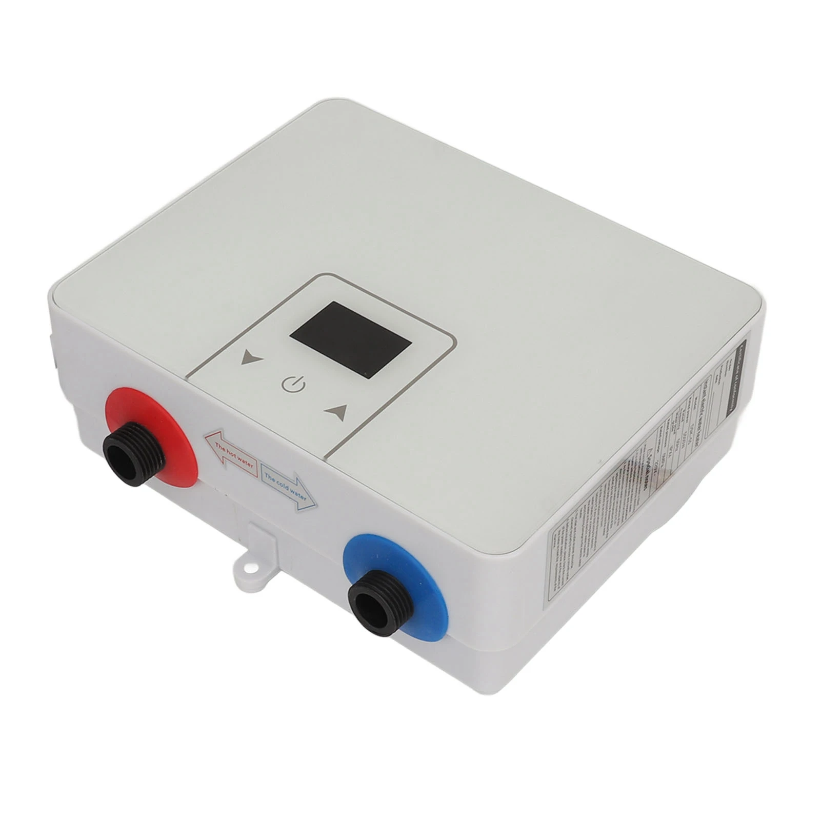 سخان مياه كهربائي صغير 220 فولت 88 شاشة عرض PVC 5.5KW تسخين سريع 55 ° سخان الماء الساخن الفوري المقاوم للماء C IPX4