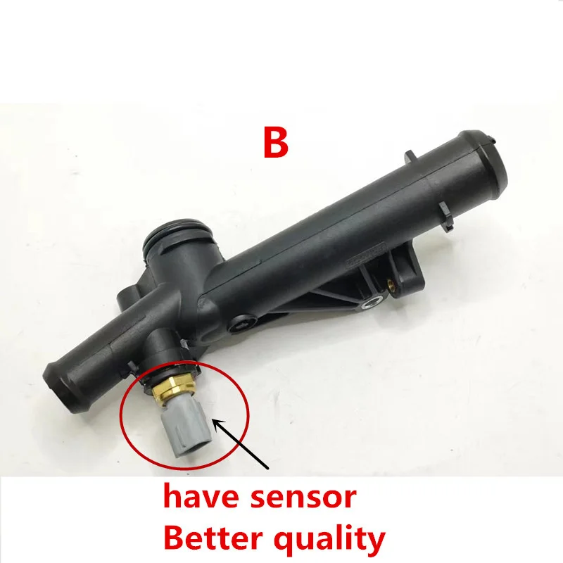 Thermostat Water Pipe Fitting Housing Radiator Coolant Equipment Water Pipe Fit for Ford KUGA MK2 2013-2019 1.6T Mondeo Ecoboost