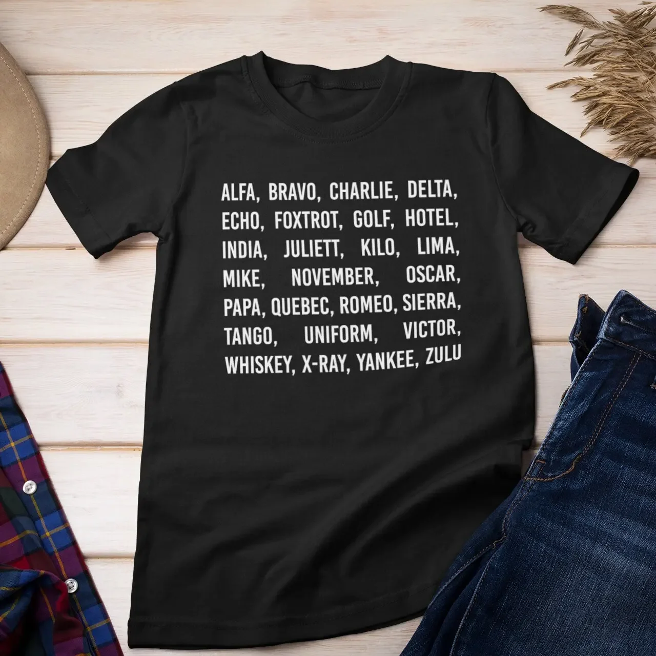 Phonetic Alphabet T Shirt