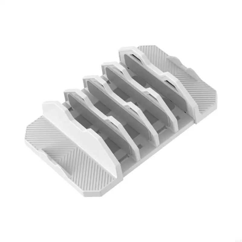 462E Vertical Multi Layer ABS Desktop Notebook Organiser Holder Rack Slip Proof Base